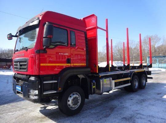 Автомобиль-сортиментовоз 455618-0000010 на шасси SITRAK C7H 6х6